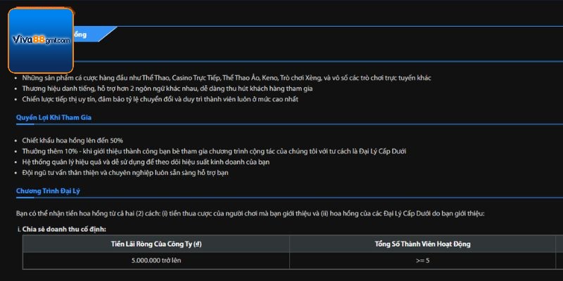 Vì sao đại lý Viva88 lại thu hút hội viên đến thế?